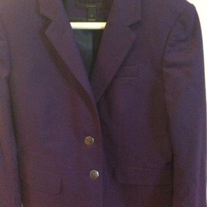 Beautiful purple 100% wool J. Crew blazer